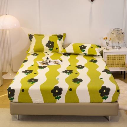 91家纺网 家纺一手货源 找家纺 （总）涵宸 2022新款全棉磨毛印花款系列-单床笠