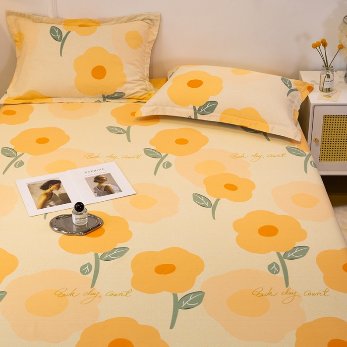 91家纺网 家纺一手货源 找家纺 （总）涵宸 2022新款全棉磨毛印花款系列-单床笠