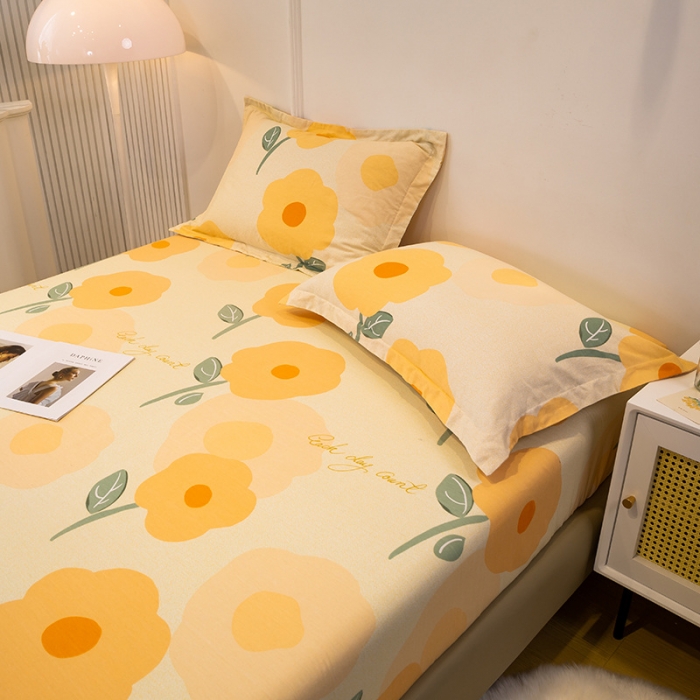 91家纺网 家纺一手货源 找家纺 （总）涵宸 2022新款全棉磨毛印花款系列-单床笠