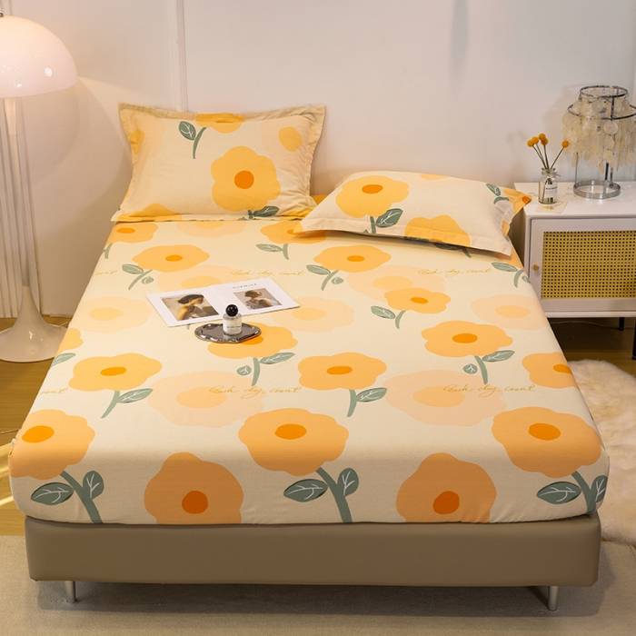 91家纺网 家纺一手货源 找家纺 （总）涵宸 2022新款全棉磨毛印花款系列-单床笠