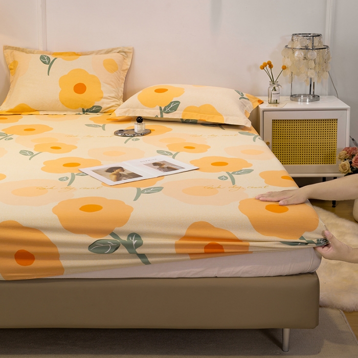 91家纺网 家纺一手货源 找家纺 （总）涵宸 2022新款全棉磨毛印花款系列-单床笠