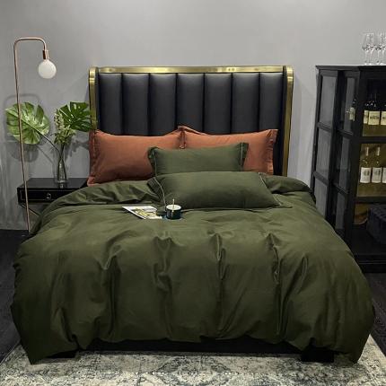 91家纺网 家纺一手货源 找家纺 朵美 2022新款全棉纯色磨毛四件套 013