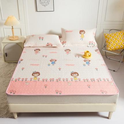 91家纺网 家纺一手货源 找家纺 晨晨家纺 2023新款全棉防水夹棉床垫 小甜甜