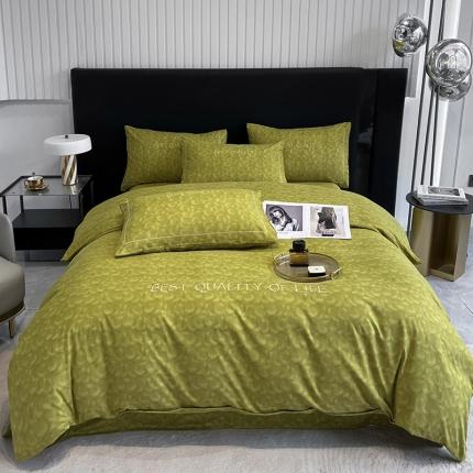 91家纺网 家纺一手货源 找家纺 （总）花伞 2022轻奢纹理印花刺绣加厚德棉四件套