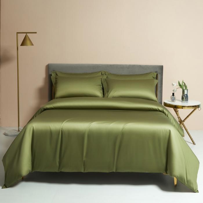 91家纺网 家纺一手货源 找家纺 新款100支长绒棉A类纯色双拼素色全棉