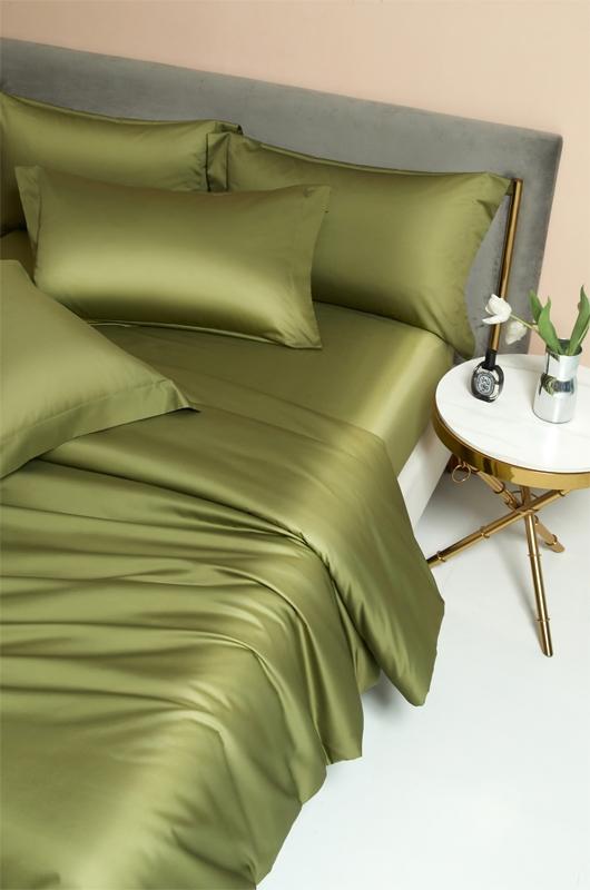 91家纺网 家纺一手货源 找家纺 新款100支长绒棉A类纯色双拼素色全棉