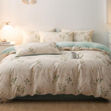 91家纺网 家纺一手货源 找家纺 （总）简宜家居2022新款棉加绒全棉牛奶绒四件套