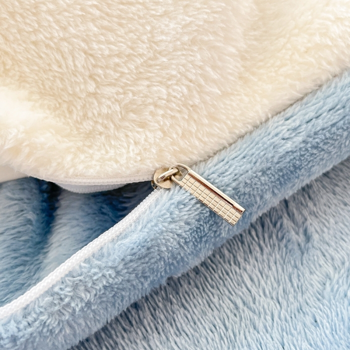 91家纺网 家纺一手货源 找家纺 慕尚2022新款5D牛奶绒法莱绒雪花绒四件套橘子花