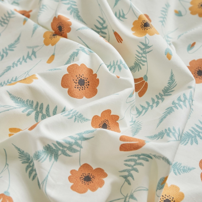 91家纺网 家纺一手货源 找家纺 怡家居 2022新款秋冬棉加牛奶绒韩式花边款四件套 初心