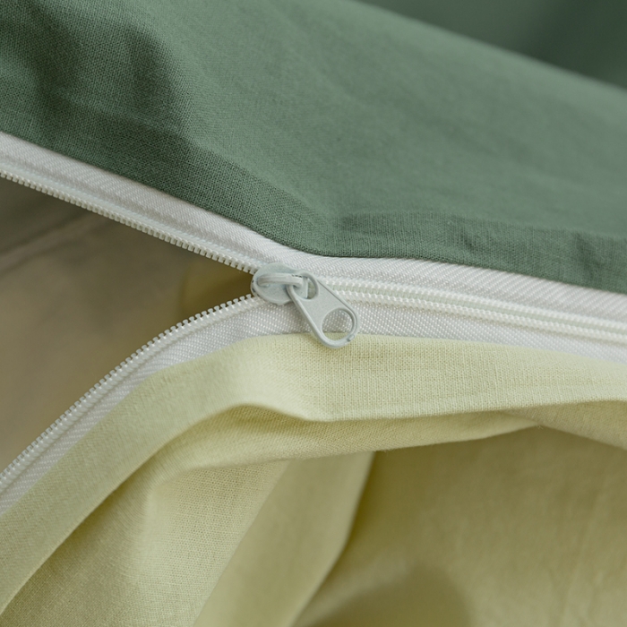 91家纺网 家纺一手货源 找家纺 简宜家居 2025新款山茶花纯棉全棉水洗棉四件套 山茶花-水绿