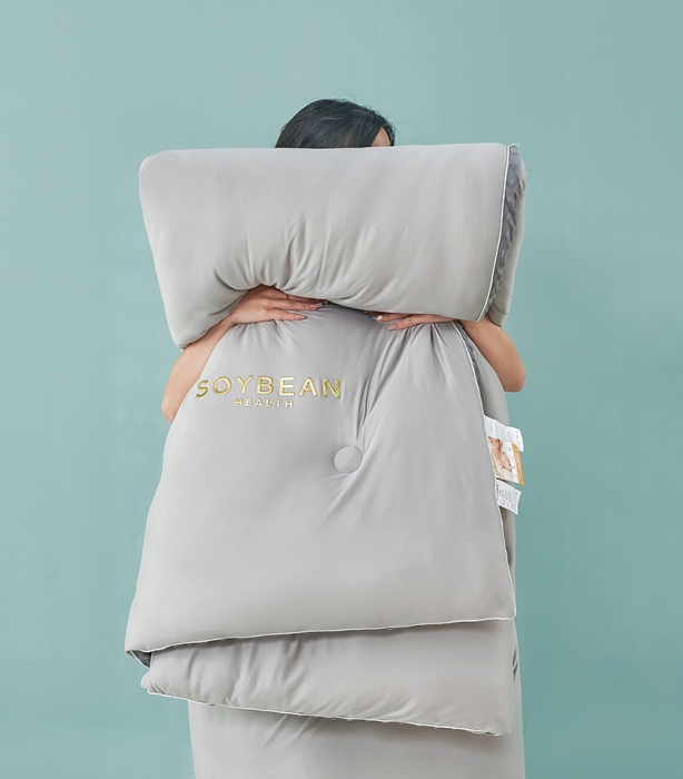 91家纺网 家纺一手货源 找家纺 丽卡家纺 2023新款奶盖豆豆被 奶盖豆豆被-高级灰