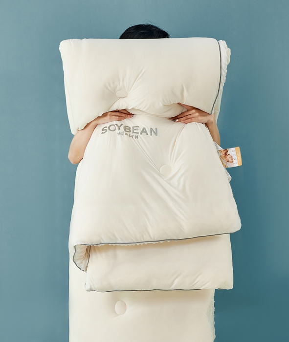 91家纺网 家纺一手货源 找家纺 丽卡家纺 2023新款奶盖豆豆被 奶盖豆豆被-奶油白