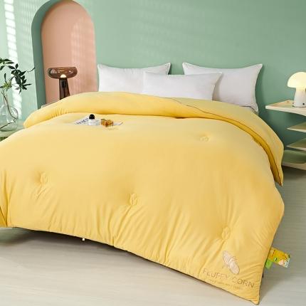 丽卡家纺 2023新款玉米卷卷被 玉米黄