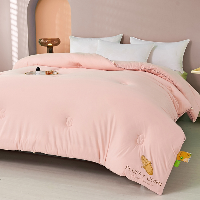 91家纺网 家纺一手货源 找家纺 丽卡家纺 2023新款玉米卷卷被 玉色