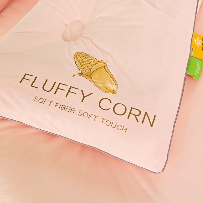 91家纺网 家纺一手货源 找家纺 丽卡家纺 2023新款玉米卷卷被 玉色