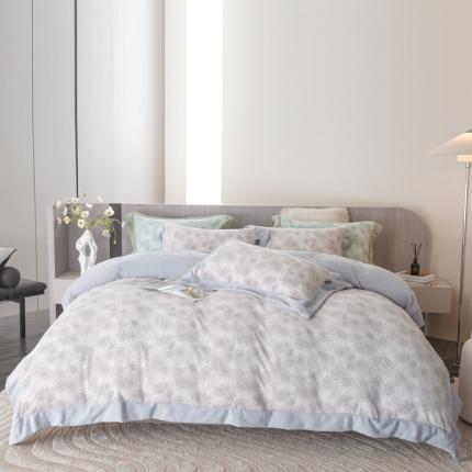 91家纺网 家纺一手货源 找家纺 （总）席世家  2022新款240克牛奶绒小玫瑰四件套