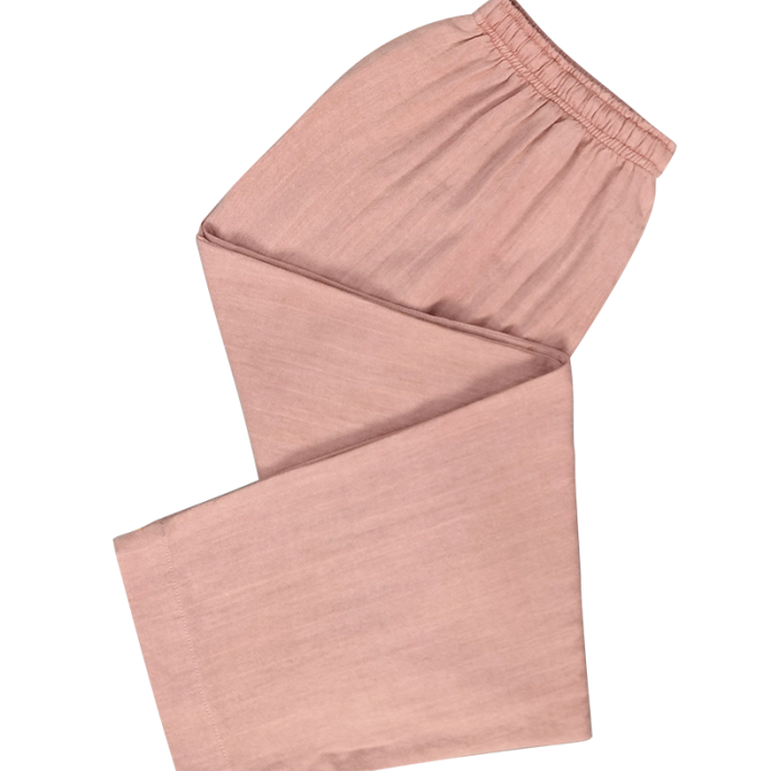 91家纺网 家纺一手货源 找家纺 皇寝世家 2023新款ins风休闲纯棉家居服套装 816女-人字纹粉色