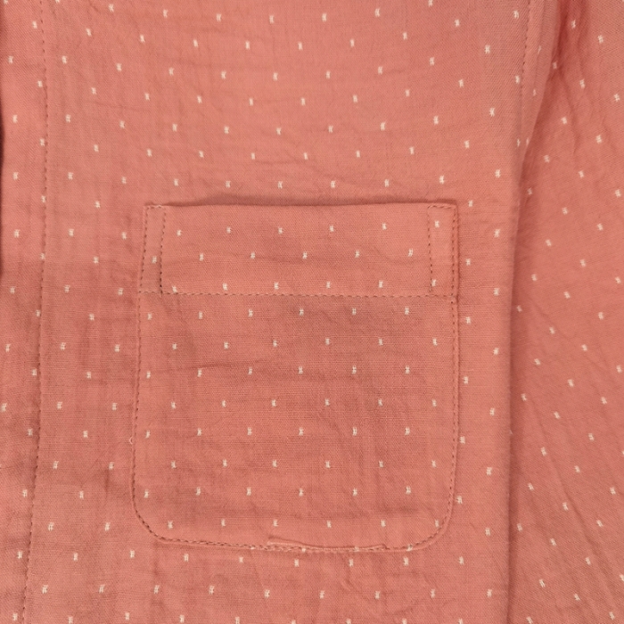 91家纺网 家纺一手货源 找家纺 皇寝世家 2023新款立领纯棉双层纱家居服套装 811女-星空粉