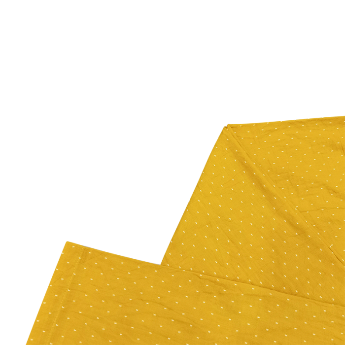 91家纺网 家纺一手货源 找家纺 皇寝世家 2023新款立领纯棉双层纱家居服套装 811女-星空黄