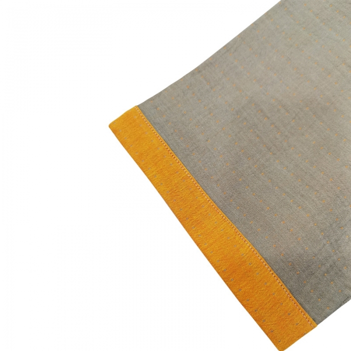 91家纺网 家纺一手货源 找家纺 皇寝世家2023新嵌线纯棉双层纱长袖长裤家居服套装 813男-高级灰