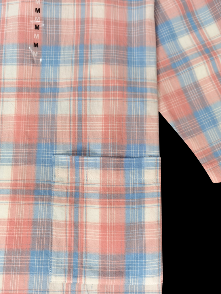 91家纺网 家纺一手货源 找家纺 皇寝世家 2023新款水洗棉汉服家居服套装 819女-粉格