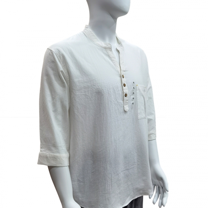 91家纺网 家纺一手货源 找家纺 （总）皇寝世家2023新款男款水洗棉中袖立领休闲家居服套装