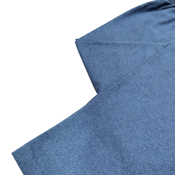 91家纺网 家纺一手货源 找家纺 皇寝世家 2023新款纯棉法兰绒家居服套装 808男-藏青素色