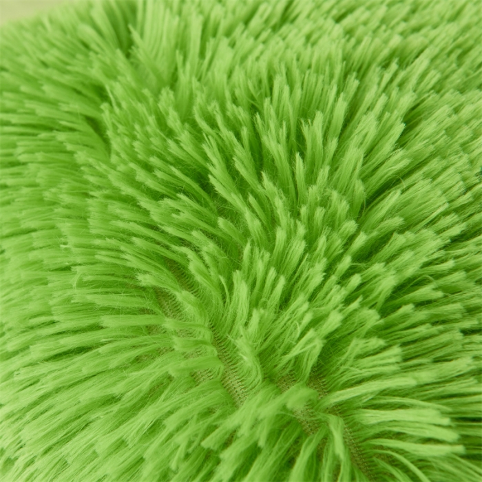 91家纺网 家纺一手货源 找家纺 品尚嘉家纺2025新款纯色水貂绒四件套长毛绒保暖套件 苹果绿