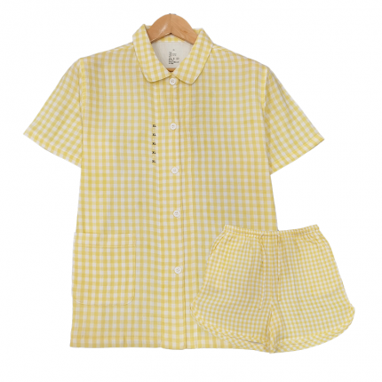 91家纺网 家纺一手货源 找家纺 （总）皇寝世家 2023新款纯棉双层纱短袖短裤家居服套装