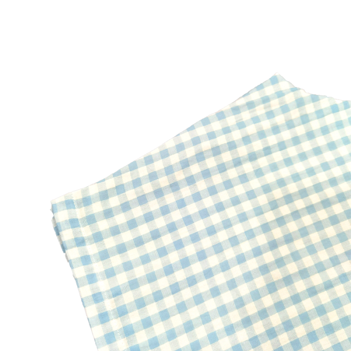 91家纺网 家纺一手货源 找家纺 皇寝世家 2023新款纯棉双层纱短袖短裤家居服套装 806男-糖果蓝