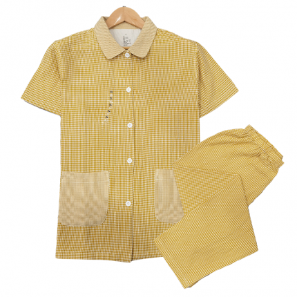 91家纺网 家纺一手货源 找家纺 （总）皇寝世家 2023新款纯棉双层纱短袖长裤家居服套装