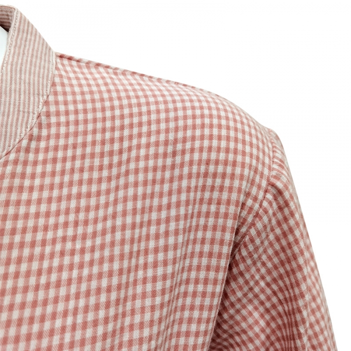 91家纺网 家纺一手货源 找家纺 皇寝世家 2023新款纯棉双层纱公主裙 801女-粉细格