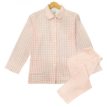 91家纺网 家纺一手货源 找家纺 （总）皇寝世家 2023新款纯棉双层纱长袖长裤家居服套装