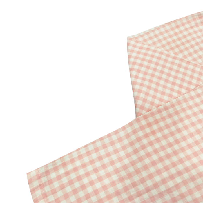 91家纺网 家纺一手货源 找家纺 皇寝世家 2023新款纯棉双层纱长袖长裤家居服套装 803女-糖果粉