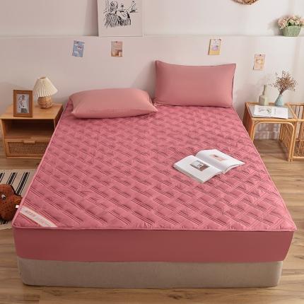 91家纺网 家纺一手货源 找家纺 （总）梦柏 2023新款13372全棉斜纹夹棉床笠