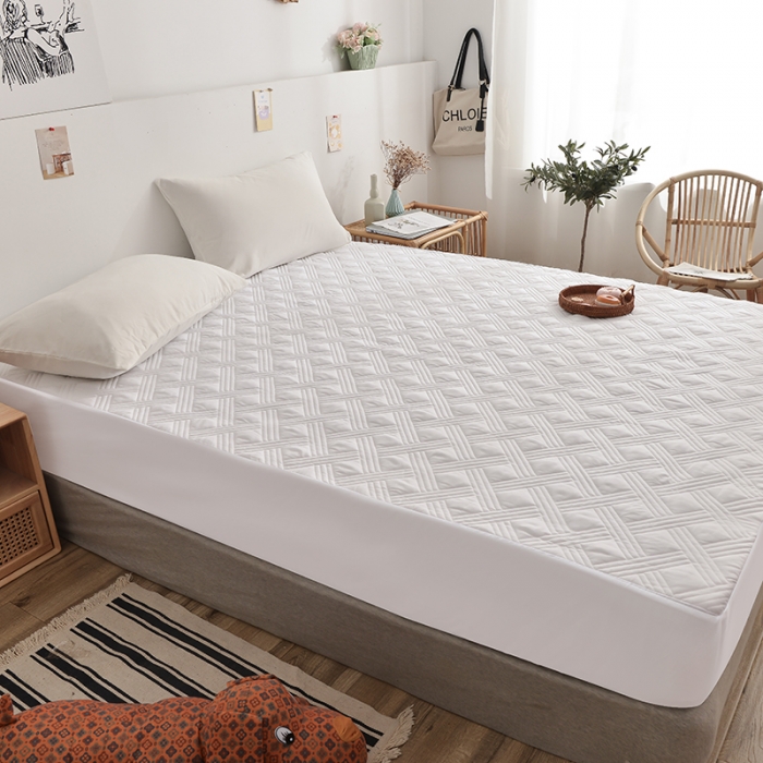 91家纺网 家纺一手货源 找家纺 （总）梦柏 2023新款13372全棉斜纹夹棉床笠