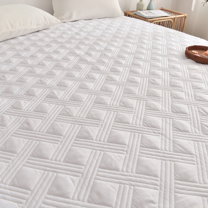 91家纺网 家纺一手货源 找家纺 （总）梦柏 2023新款13372全棉斜纹夹棉床笠