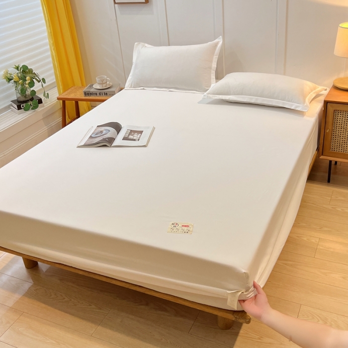 91家纺网 家纺一手货源 找家纺 总千百笠 A类原棉纯色床笠三件套床套床笠单件保护罩全包围单层