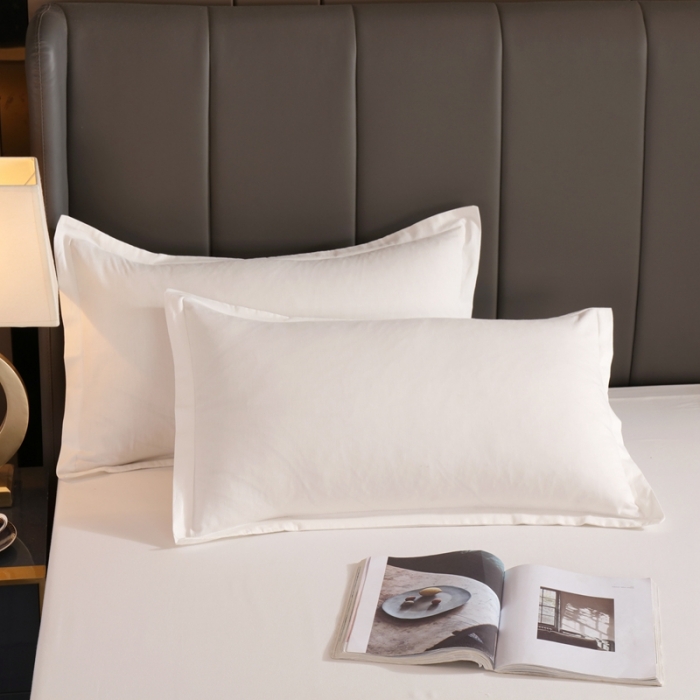 91家纺网 家纺一手货源 找家纺 A类全棉13372喷气床笠母婴级床笠单件纯色床罩保护罩套本白