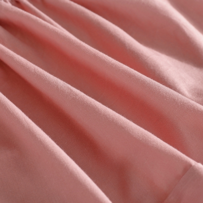 91家纺网 家纺一手货源 找家纺 千百笠A类全棉13372喷气床笠纯色床罩保护罩套全包围浅豆沙