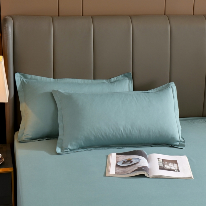 91家纺网 家纺一手货源 找家纺 千百笠A类全棉13372喷气床笠纯色床罩保护罩套全包围浅石兰