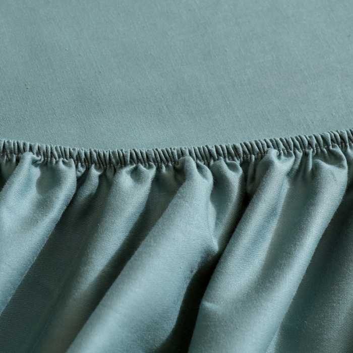 91家纺网 家纺一手货源 找家纺 千百笠A类全棉13372喷气床笠纯色床罩保护罩套全包围浅石兰