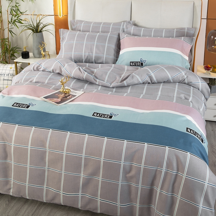 91家纺网 家纺一手货源 找家纺 雨萝家纺 2022新款植物羊绒四件套 丹麦时光