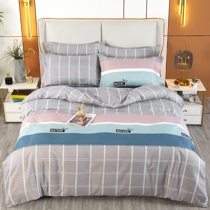 91家纺网 家纺一手货源 找家纺 雨萝家纺 2022新款植物羊绒四件套 丹麦时光