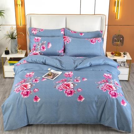 91家纺网 家纺一手货源 找家纺 雨萝家纺 2022新款植物羊绒四件套 香苑