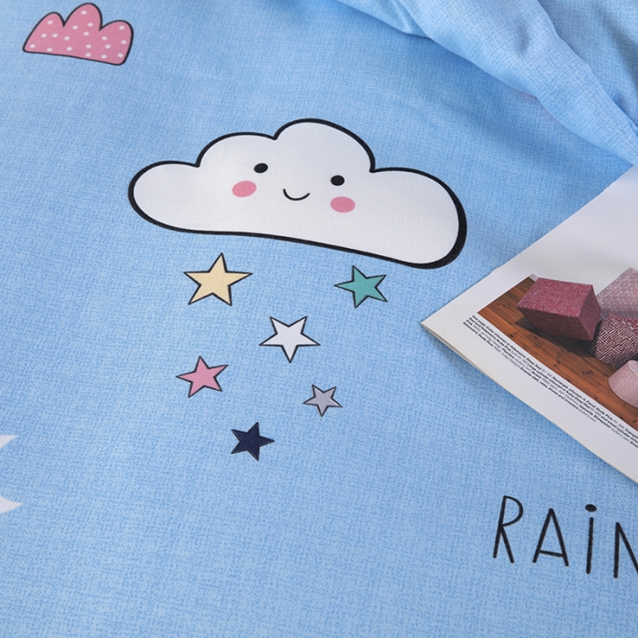 91家纺网 家纺一手货源 找家纺 雨萝家纺 2022新款植物羊绒四件套 山川云雨