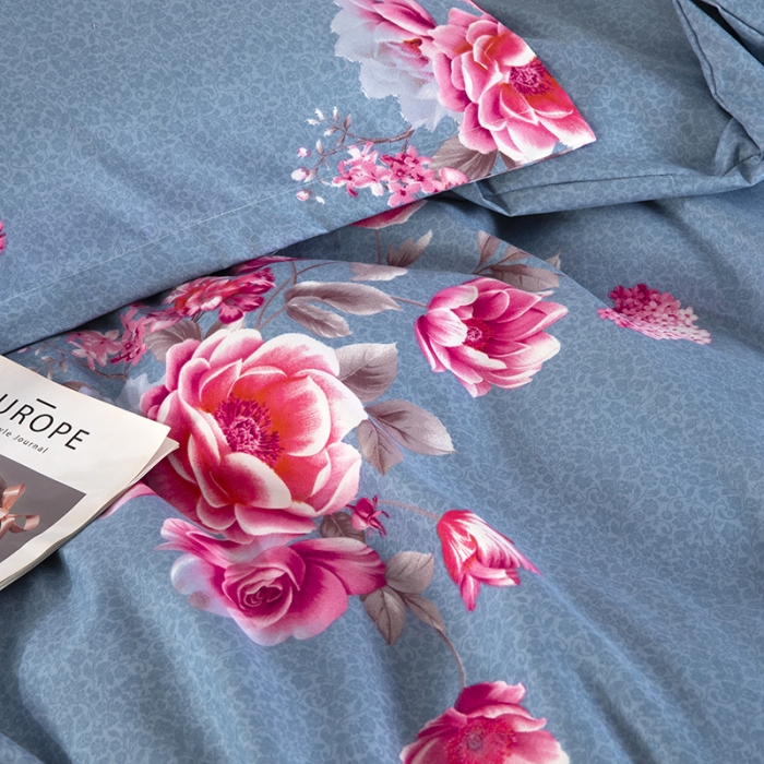 91家纺网 家纺一手货源 找家纺 雨萝家纺 2022新款植物羊绒四件套 香苑