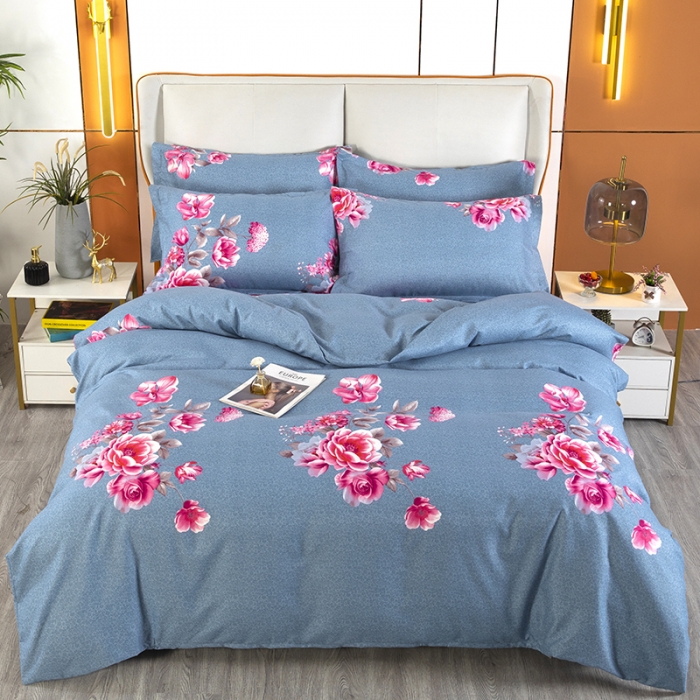 91家纺网 家纺一手货源 找家纺 雨萝家纺 2022新款植物羊绒四件套 香苑