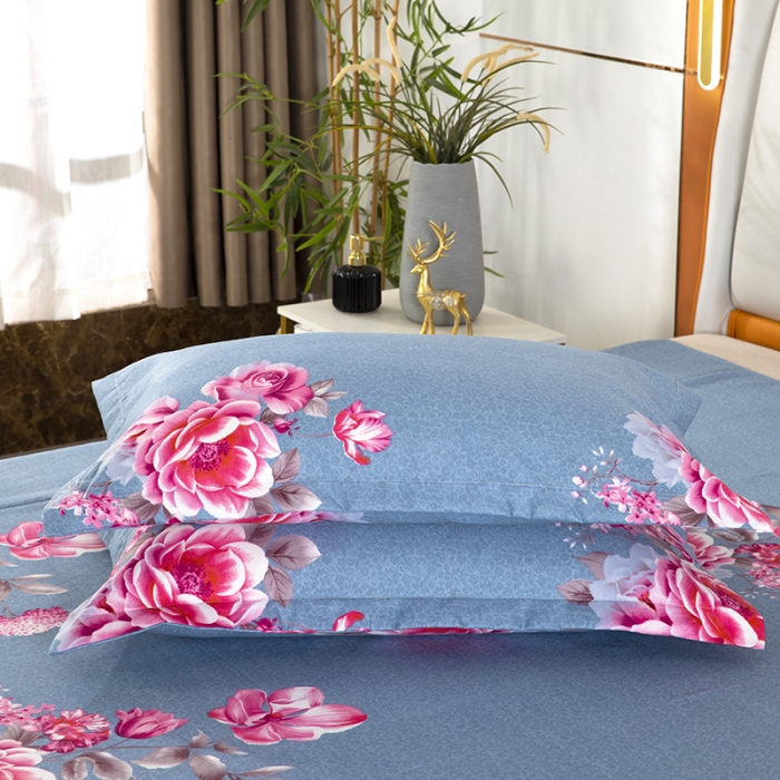 91家纺网 家纺一手货源 找家纺 雨萝家纺 2022新款植物羊绒四件套 香苑