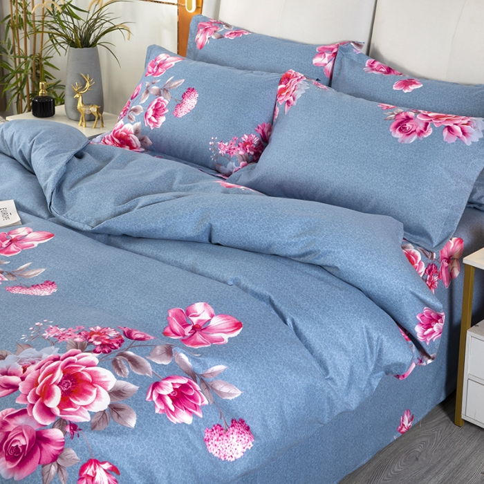 91家纺网 家纺一手货源 找家纺 雨萝家纺 2022新款植物羊绒四件套 香苑